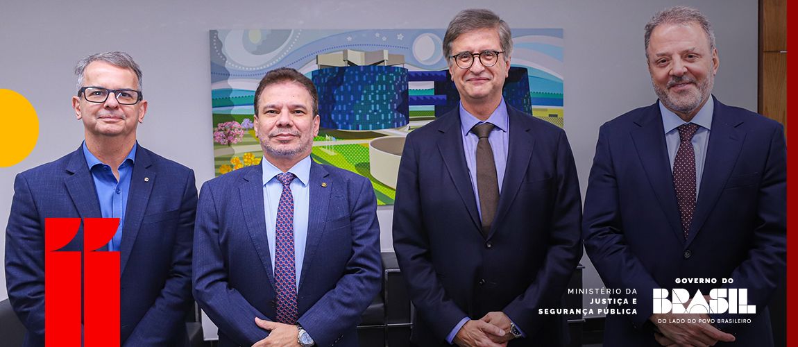 Encontro integra uma série de compromissos do ministro voltados à ampliação da articulação entre as instituições que compõem o sistema de Justiça brasileiro. Foto: Leobark/SECOM/PGR
