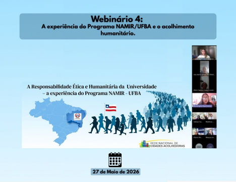 Webinário 4: A Responsabilidade Ética e Humanitária da Universidade