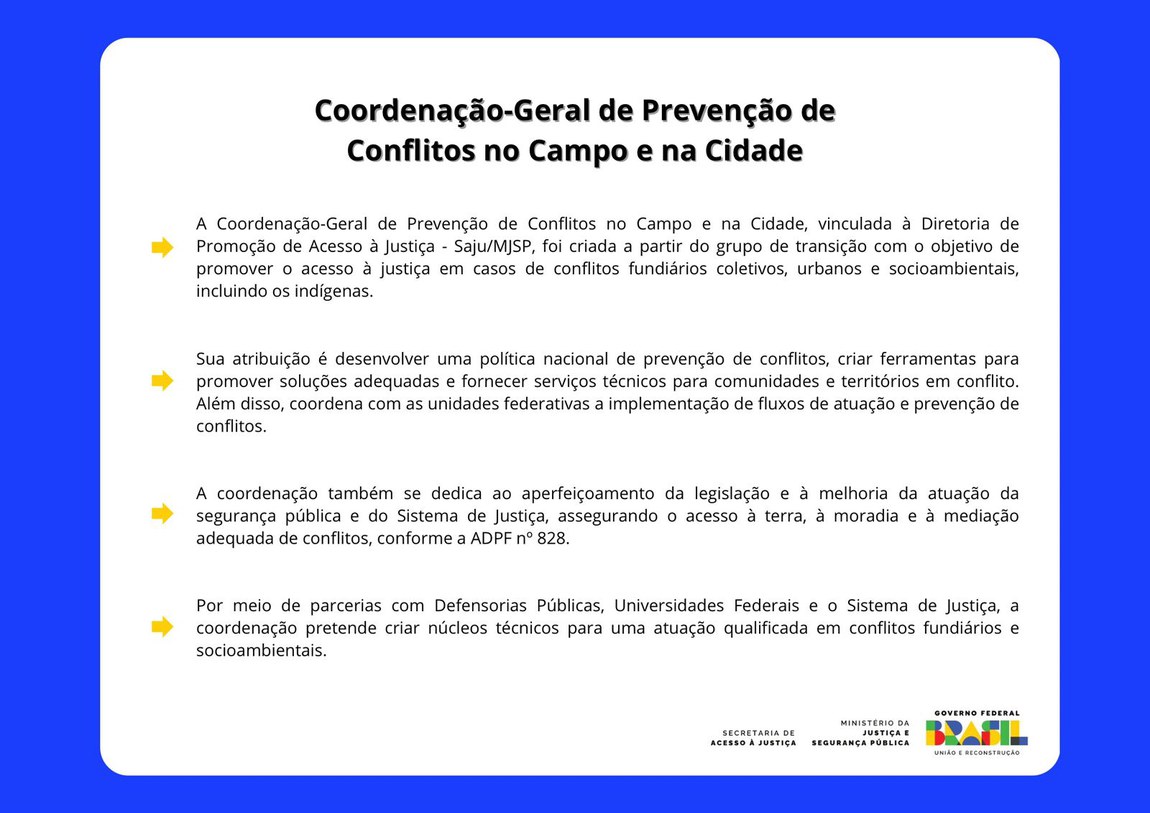 Coordenação-Geral de Prevenção de Conflitos no  Campo e na Cidade