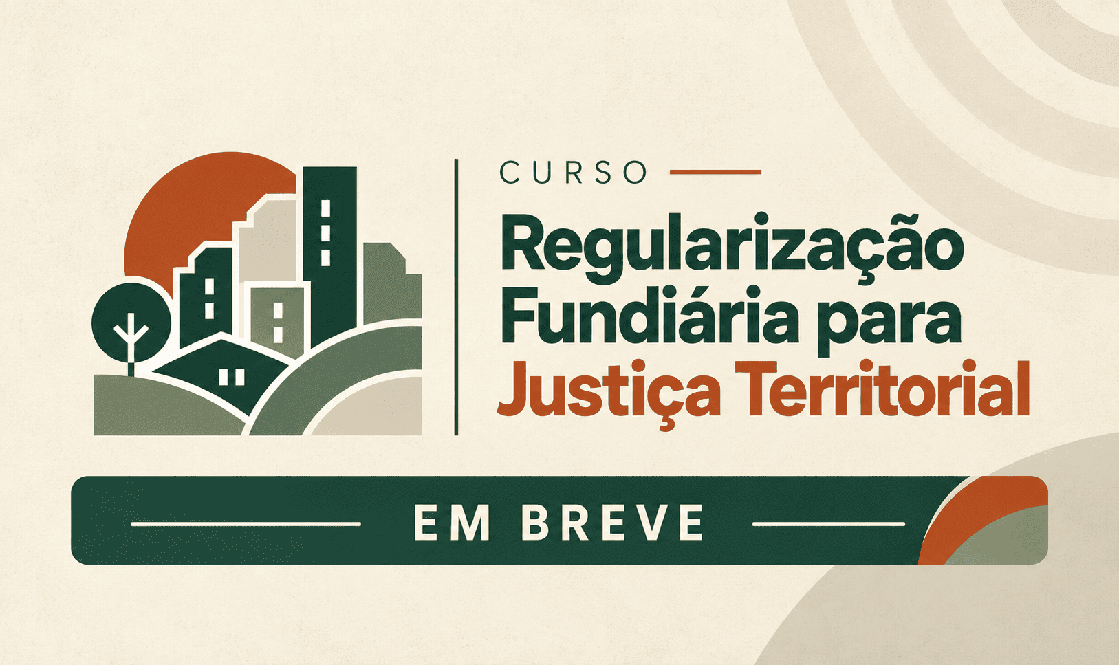 Banner Curso de REURB  Em breve