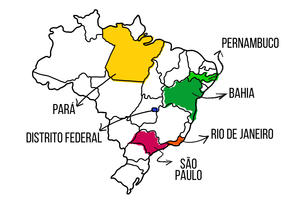 Mapa Jovens Defensores Populares