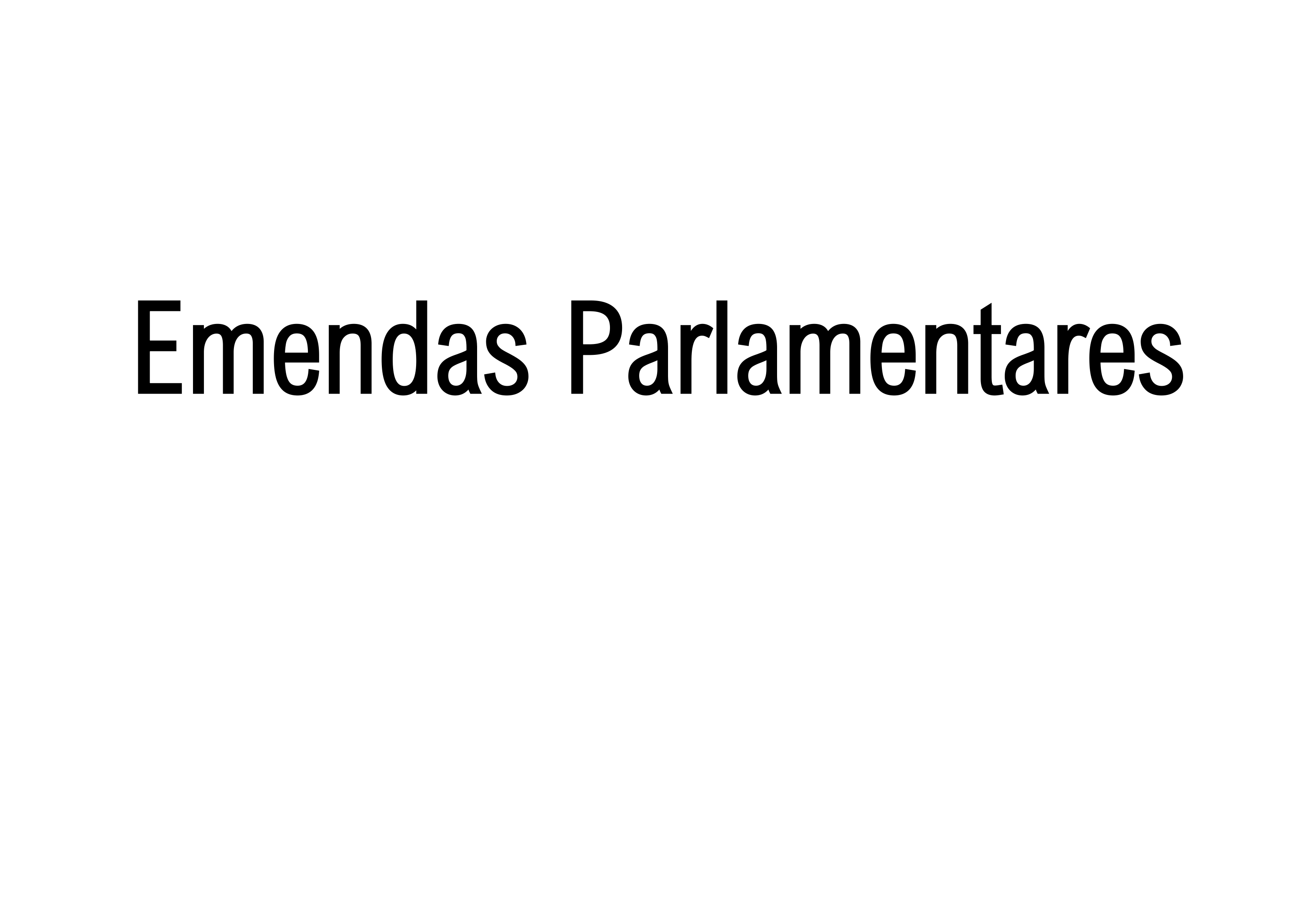 Emendas Parlamentares