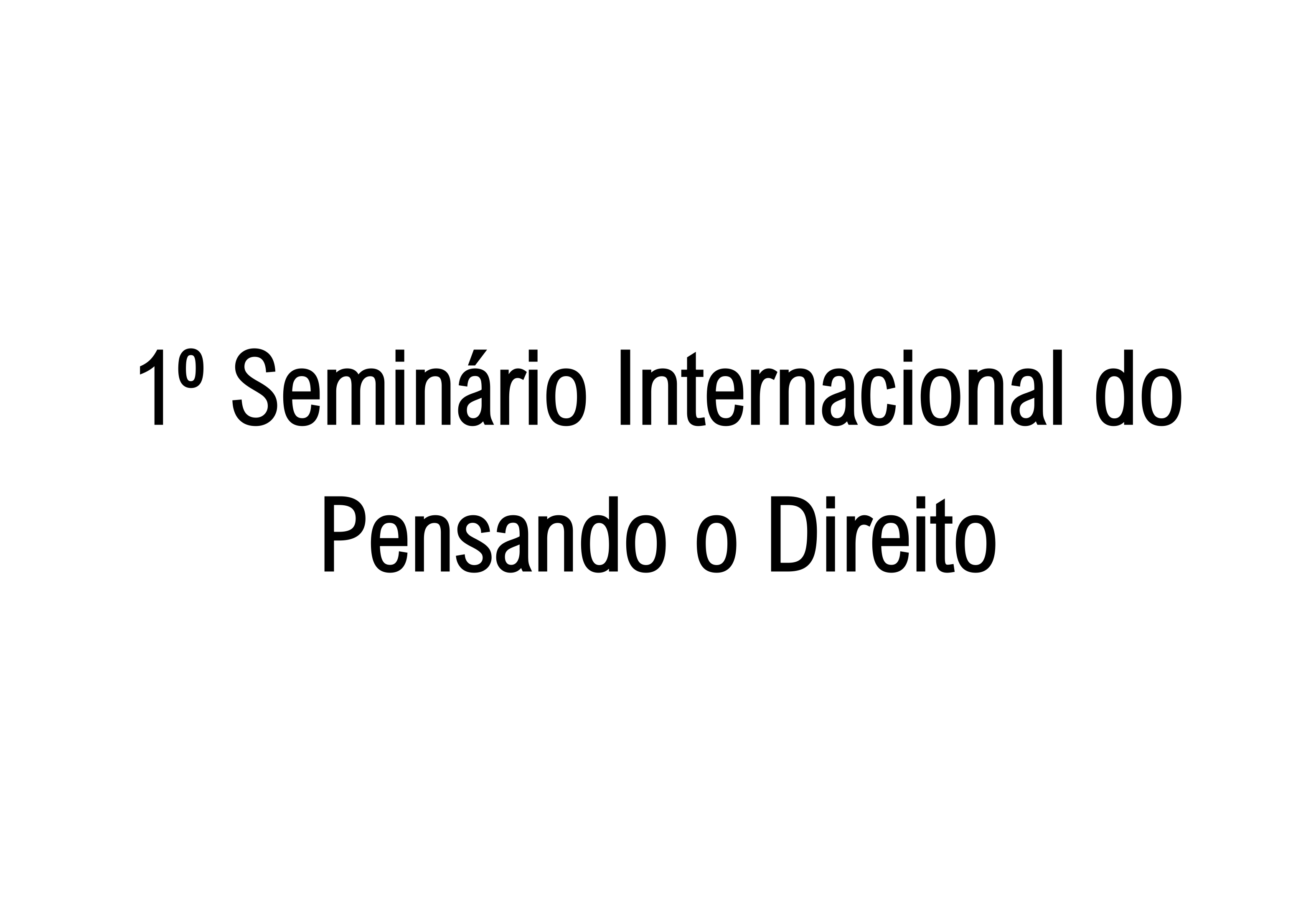 Seminário Internacional do Pensando o Direito