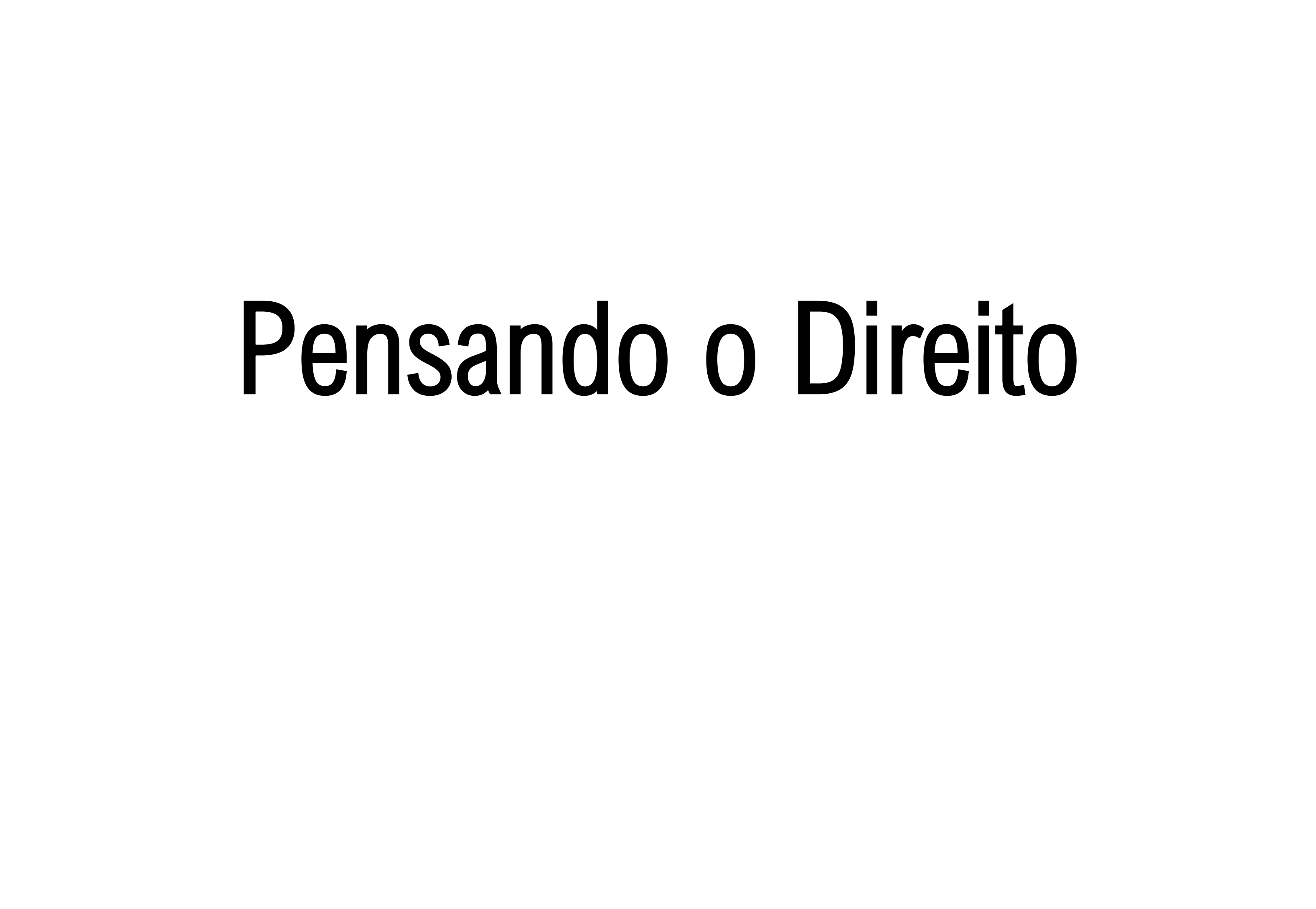 Pensando o Direito
