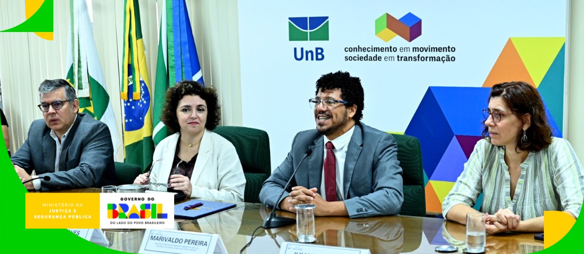 MJSP e UnB formalizam parceria para retomada do projeto Pensando o Direito