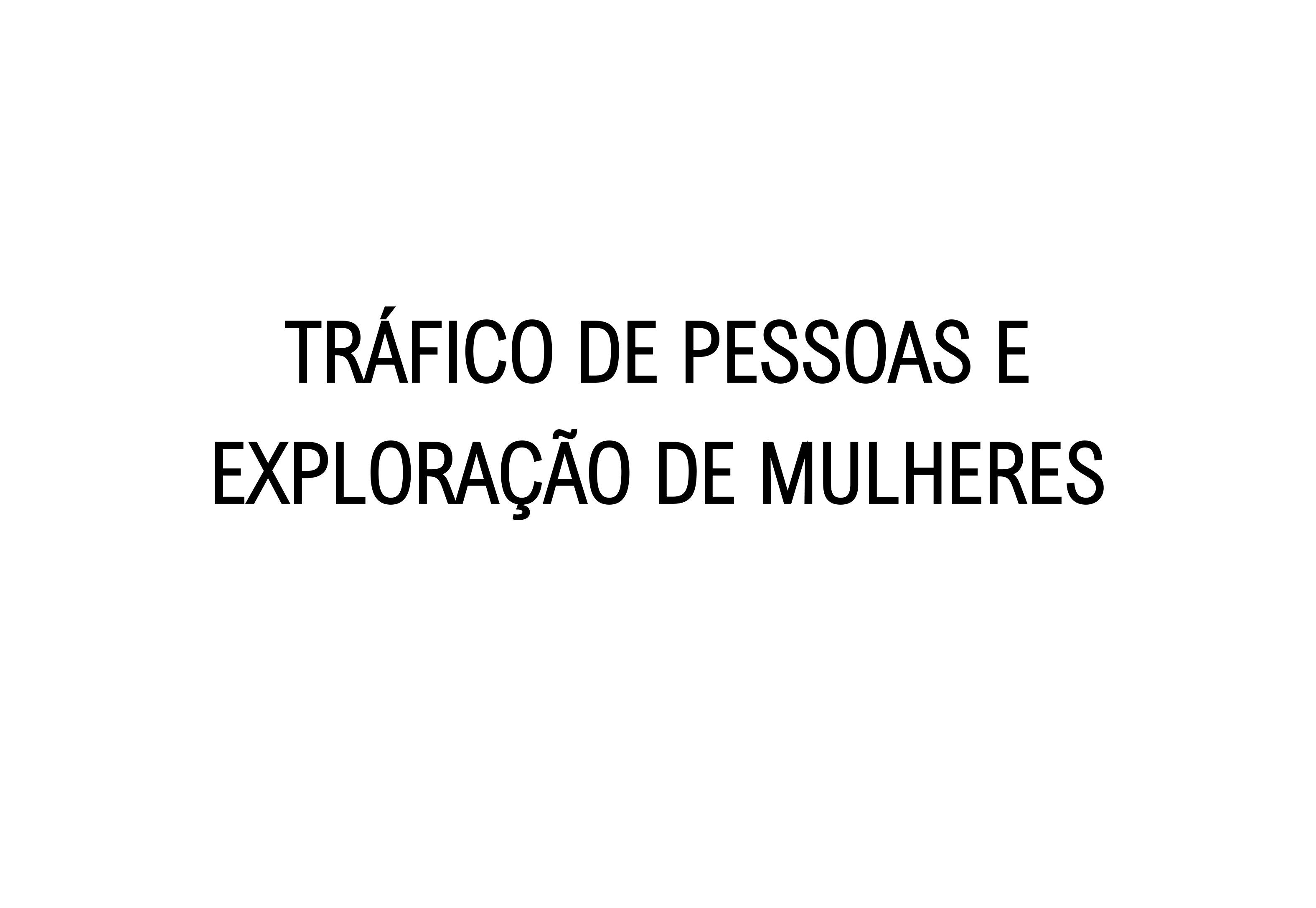 Tráfico de Pessoas