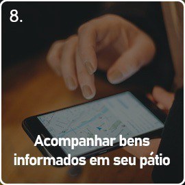 Acompanhamento de bens no pátio