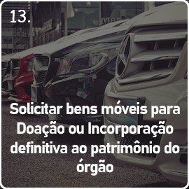 Solicitação de bens móveis para doação