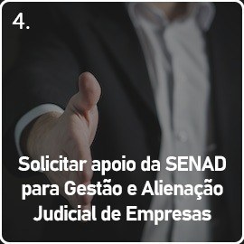 Solicitar apoio para Gestão e Alienação Judicial de Empresas