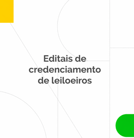 Editais de Credenciamento
