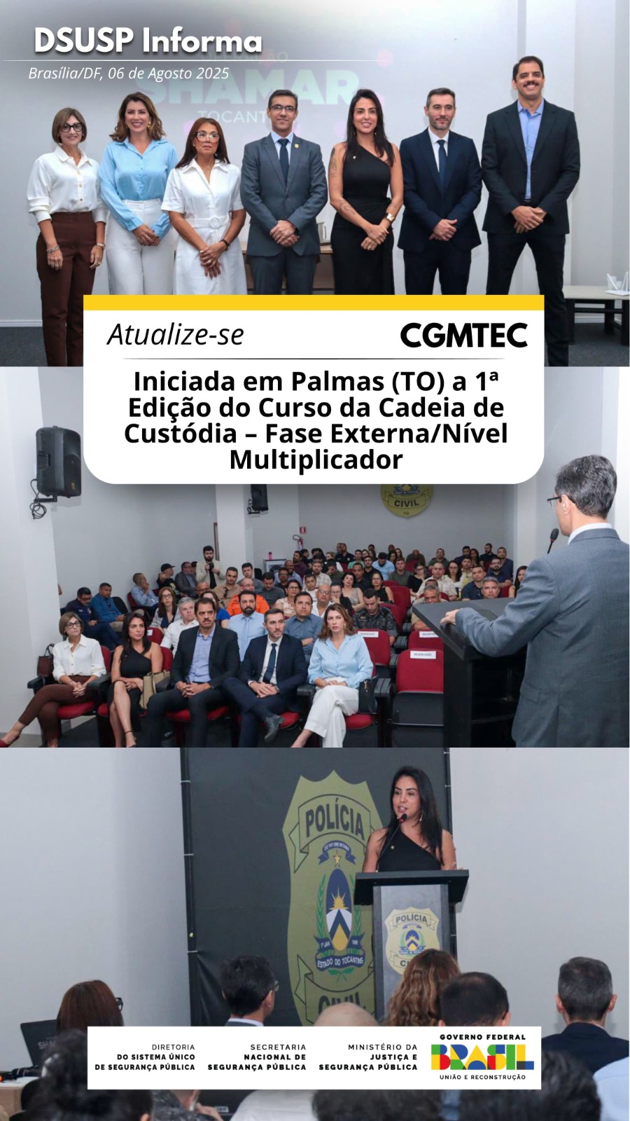 Curso cadeia de custódia