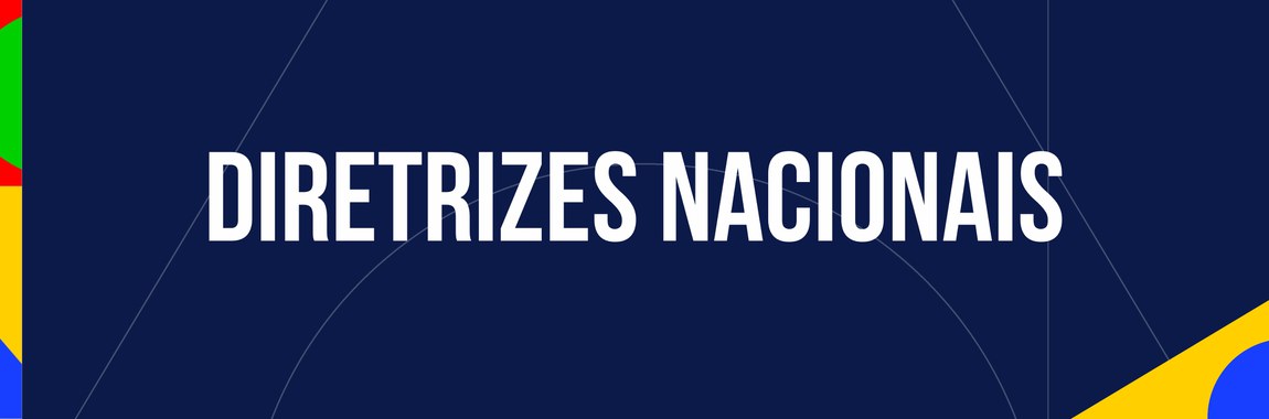 Card com o nome diretrizes nacionais