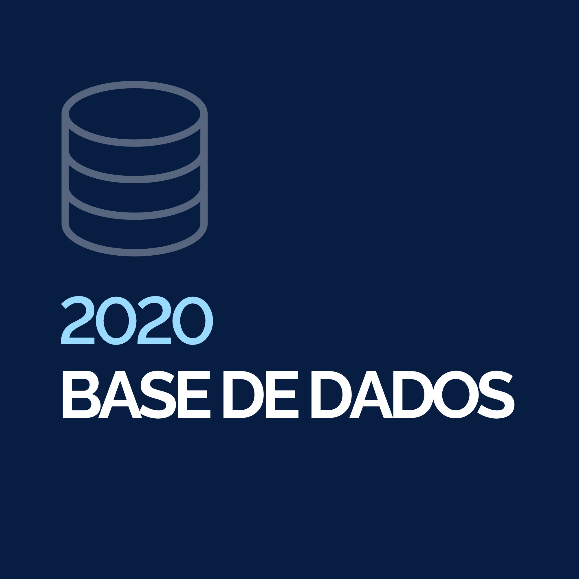 BASE DE DADOS 2020