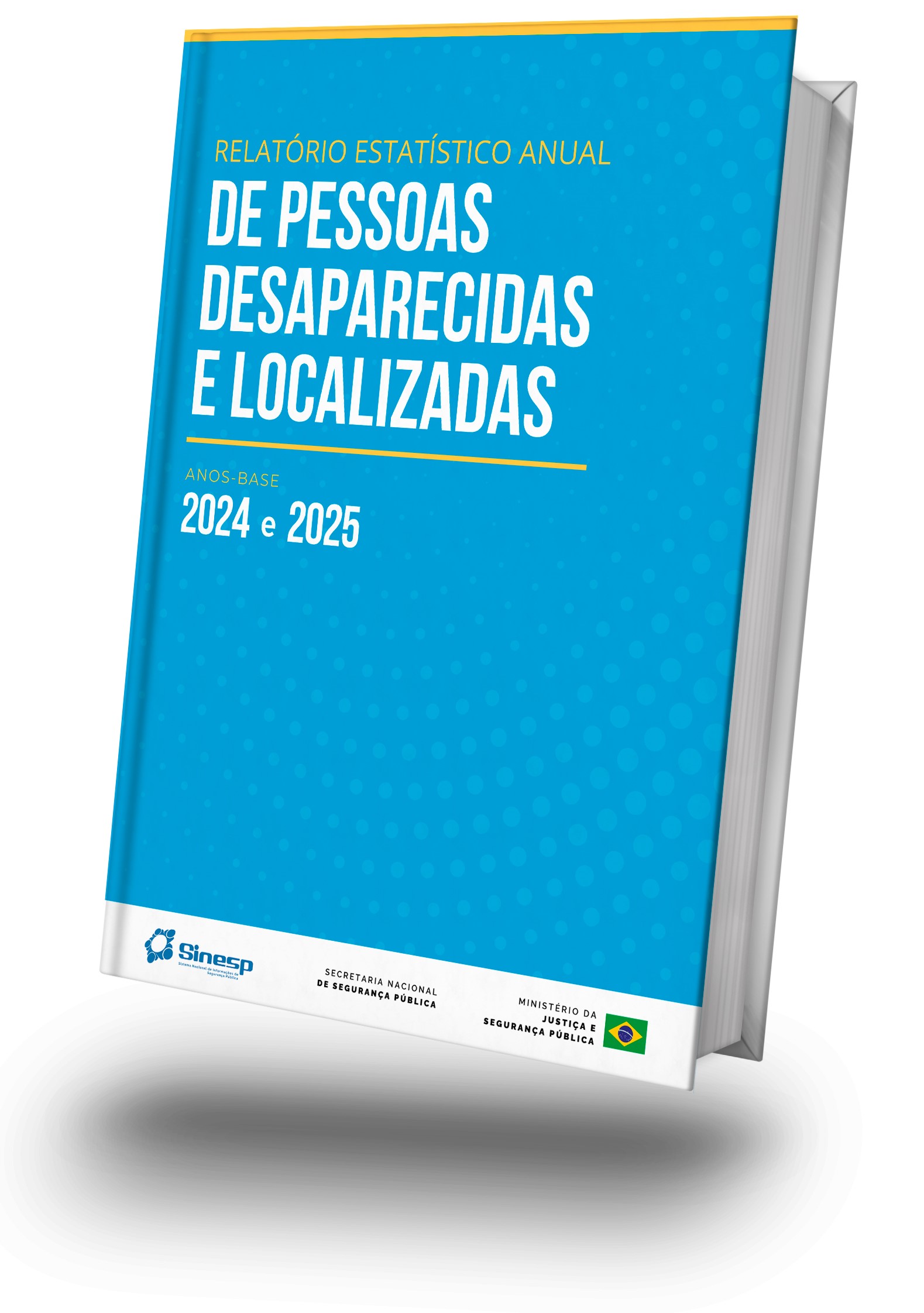 RELATÓRIO ESTATÍSTICO ANUAL DE PESSOAS DESAPARECIDAS E LOCALIZADAS ANOS-BASE – 2024 e 2025