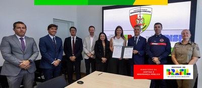 MJSP e Santa Catarina firmam protocolo para integração tecnológica nos recursos do FNSP