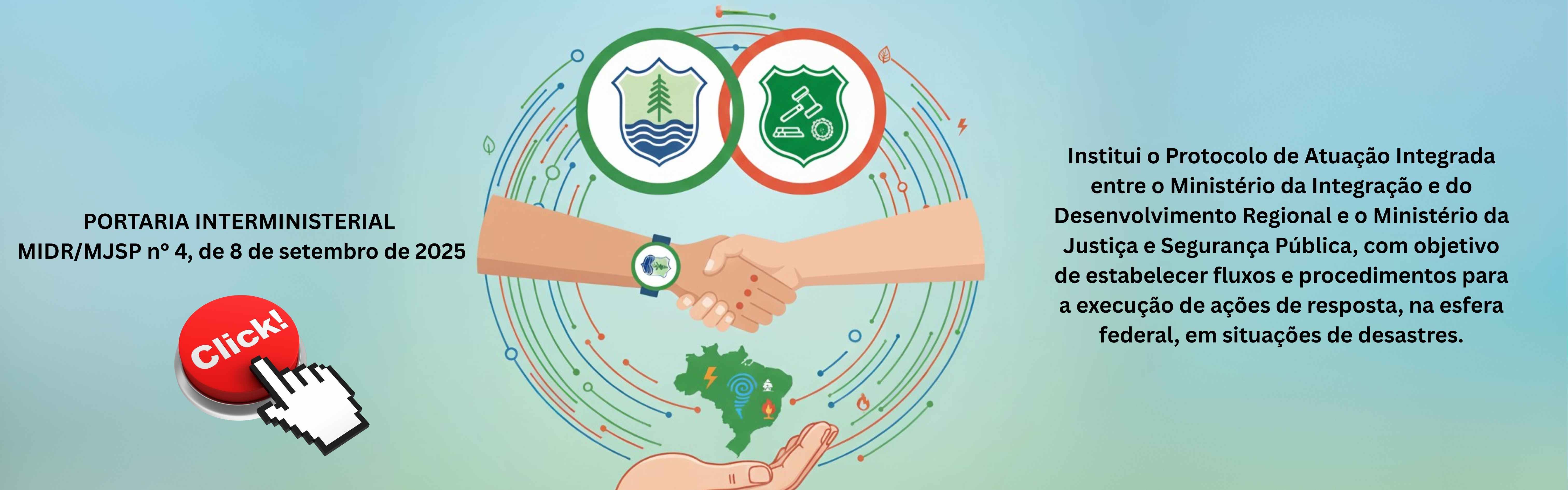 PORTARIA INTERMINISTERIAL MIDR/MJSP