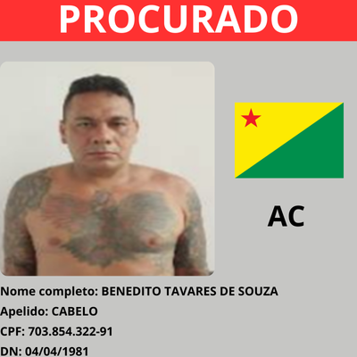 BENEDITO TAVARES DE SOUZA - ACRE