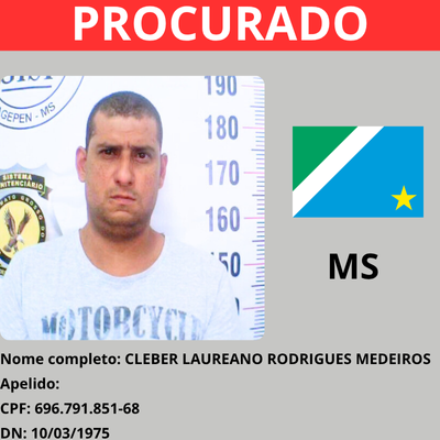 CLEBER LAUREANO RODRIGUES MEDEIROS - MATO GROSSO DO SUL