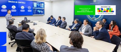 MJSP e Itaipu reforçam parceria em visita ao Centro Integrado de Segurança em Foz do Iguaçu