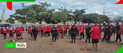 Operação coordenada pelo MJSP garante deslocamento seguro de 7,5 mil torcedores para Brasília