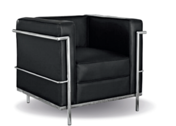 Poltrona LC2, projetada pelo renomado arquiteto suíço-francês Le Corbusier, é um ícone do design moderno, criada em 1928 em colaboração com os designers Charlotte Perriand e Pierre Jeanneret.