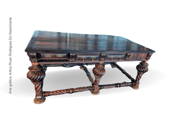 MESA OFERECIDA AO DR. CARLOS COIMBRA DA LUZ MINISTRO DA JUSTIÇA EM 1946