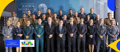 Reunião no MJSP reforça integração com comandantes das Polícias Militares