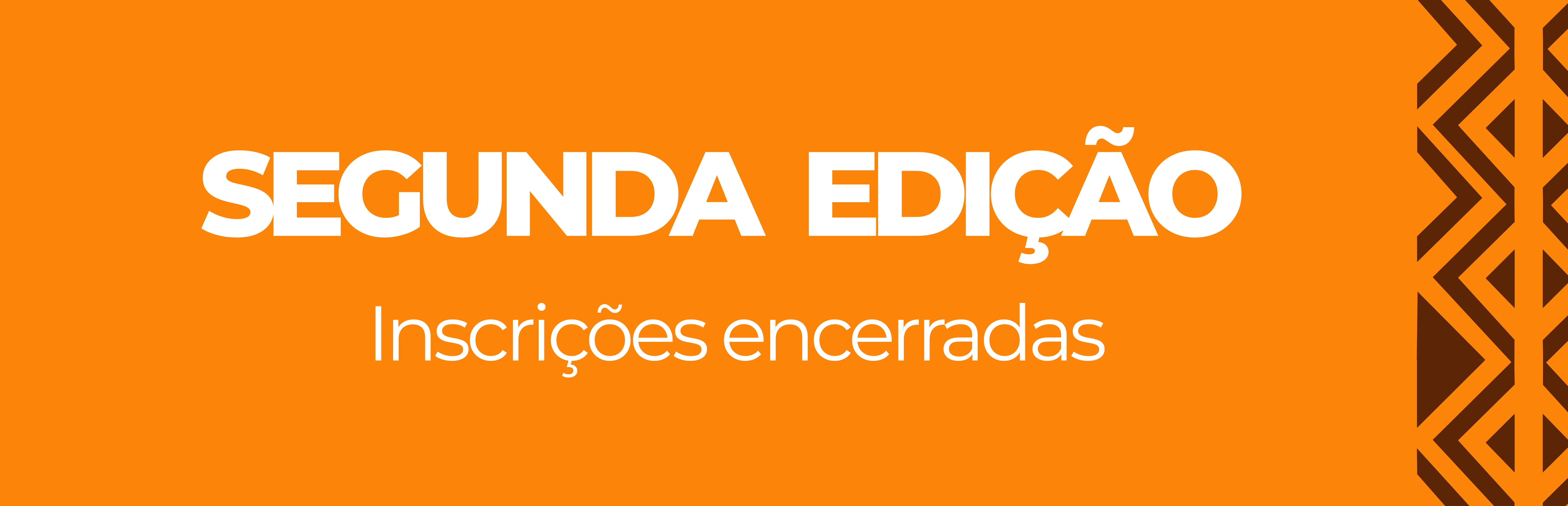 2ª edição - inscrições encerredas