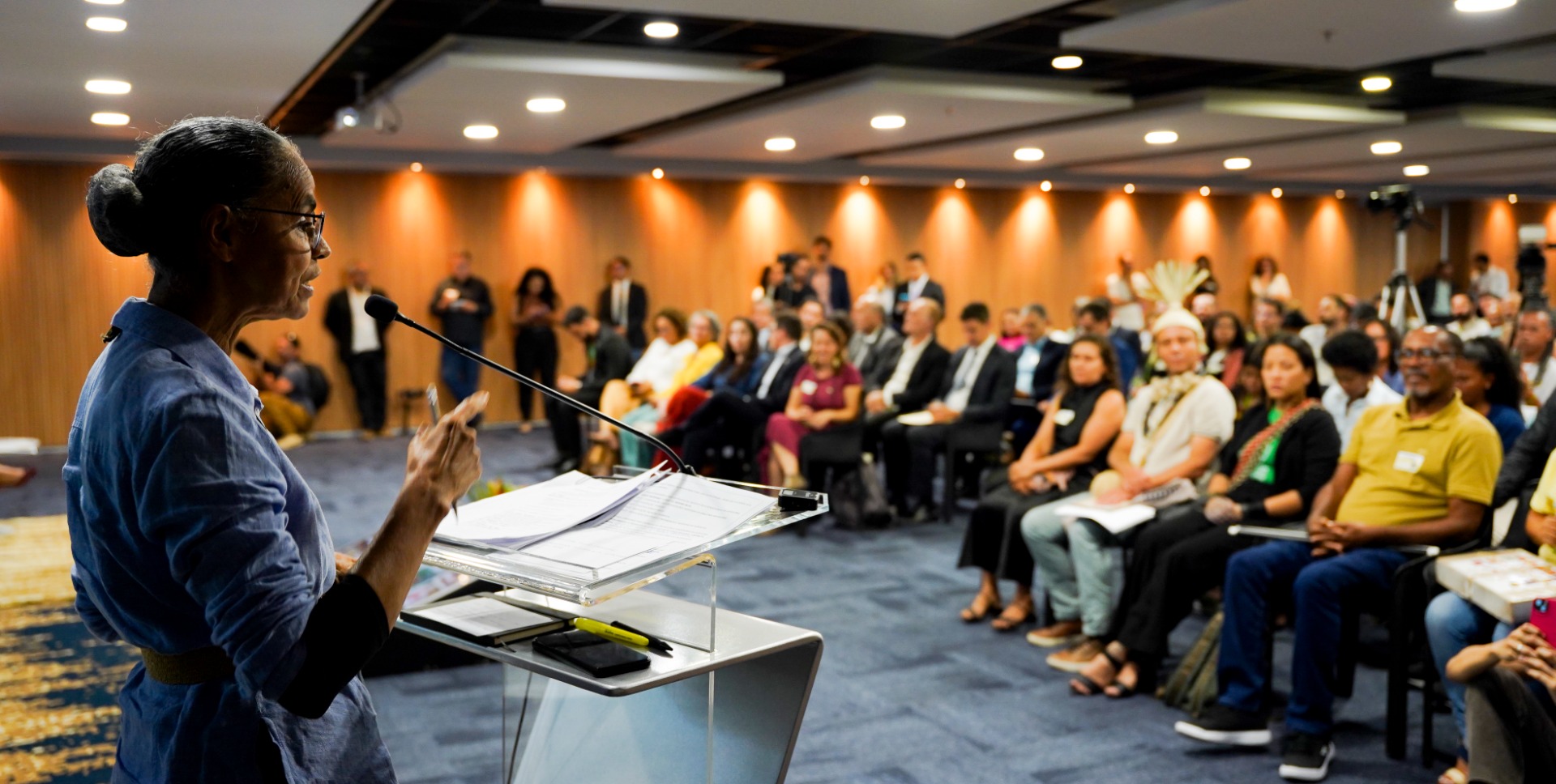 “Em 500 anos, temos o primeiro fundo de repartição de benefícios para comunidades tradicionais”, diz Marina Silva