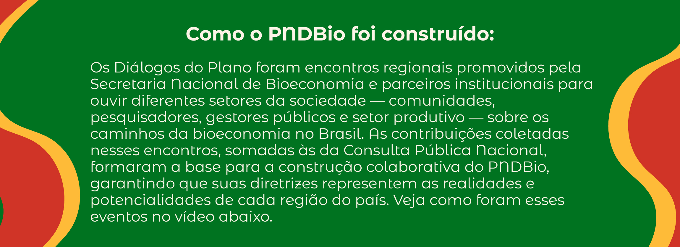 construção PNDBio