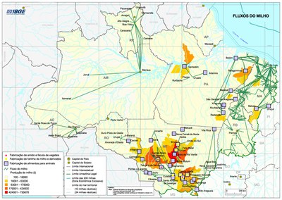 Mapa 5: Fluxos do milho