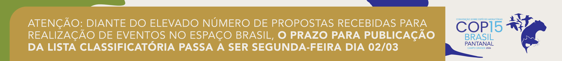 prorrogação lista