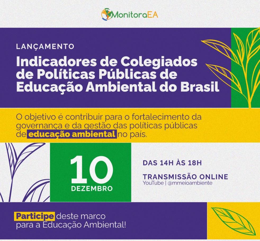 MMA lança indicadores para monitorar e avaliar políticas públicas de educação ambiental