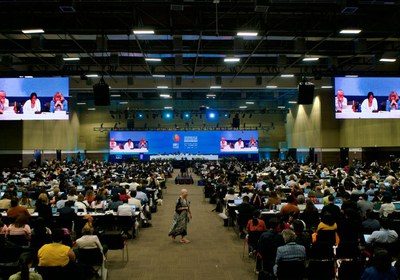 Plenária de encerramento da COP16 da Biodiversidade, em Cali, na Colômbia. Foto: ONU Biodiversidade