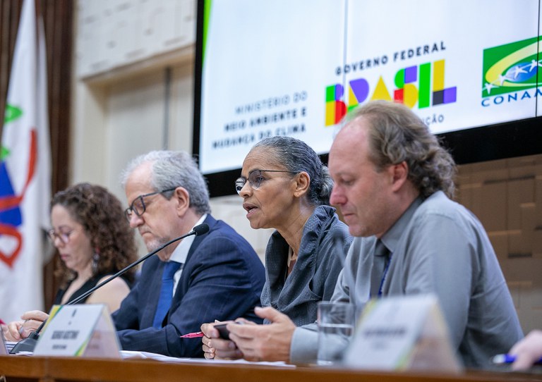 Sessão de abertura da 140ª reunião do Conama. Foto: Diogo Zacarias/MMA