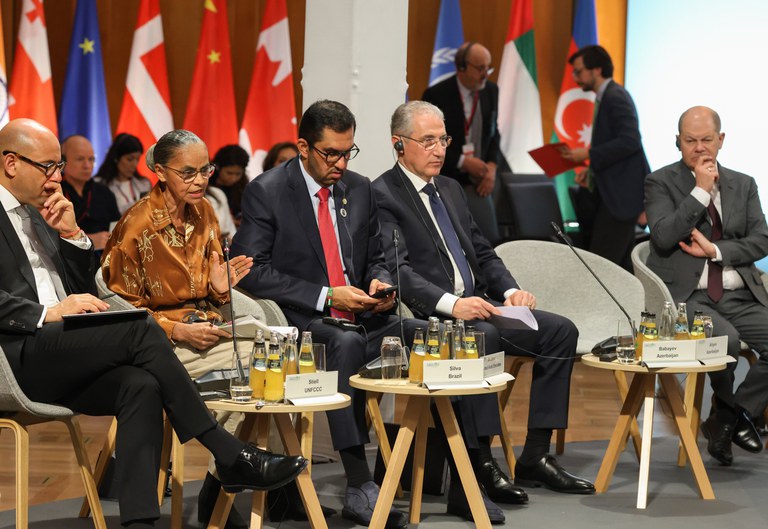 Ministra Marina Silva participa do Diálogo de Petersberg sobre o Clima, em Berlim, na Alemanha. Foto: MMA