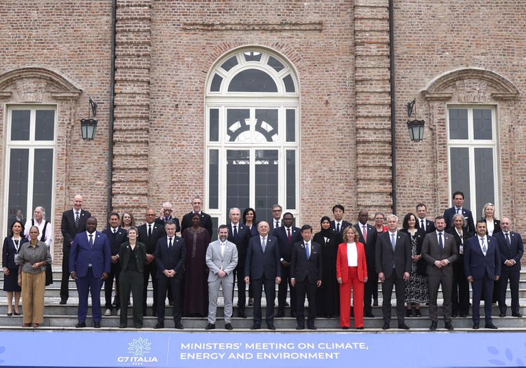 Reunião ministerial de Clima, Energia e Meio Ambiente do G7, em Turim, na Itália. Foto: MMA