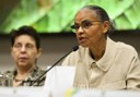 Ministra Marina Silva fala discursa no evento do Dia Internacional da Biodiversidade