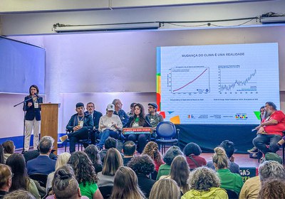 Plenária do Plano Clima Participativo em Porto Alegre, no Rio Grande do Sul. Foto: Joca Moura/Secom