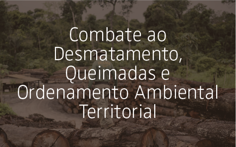 Combate ao Desmatamento, Queimadas e Ordenamento Ambiental Territorial