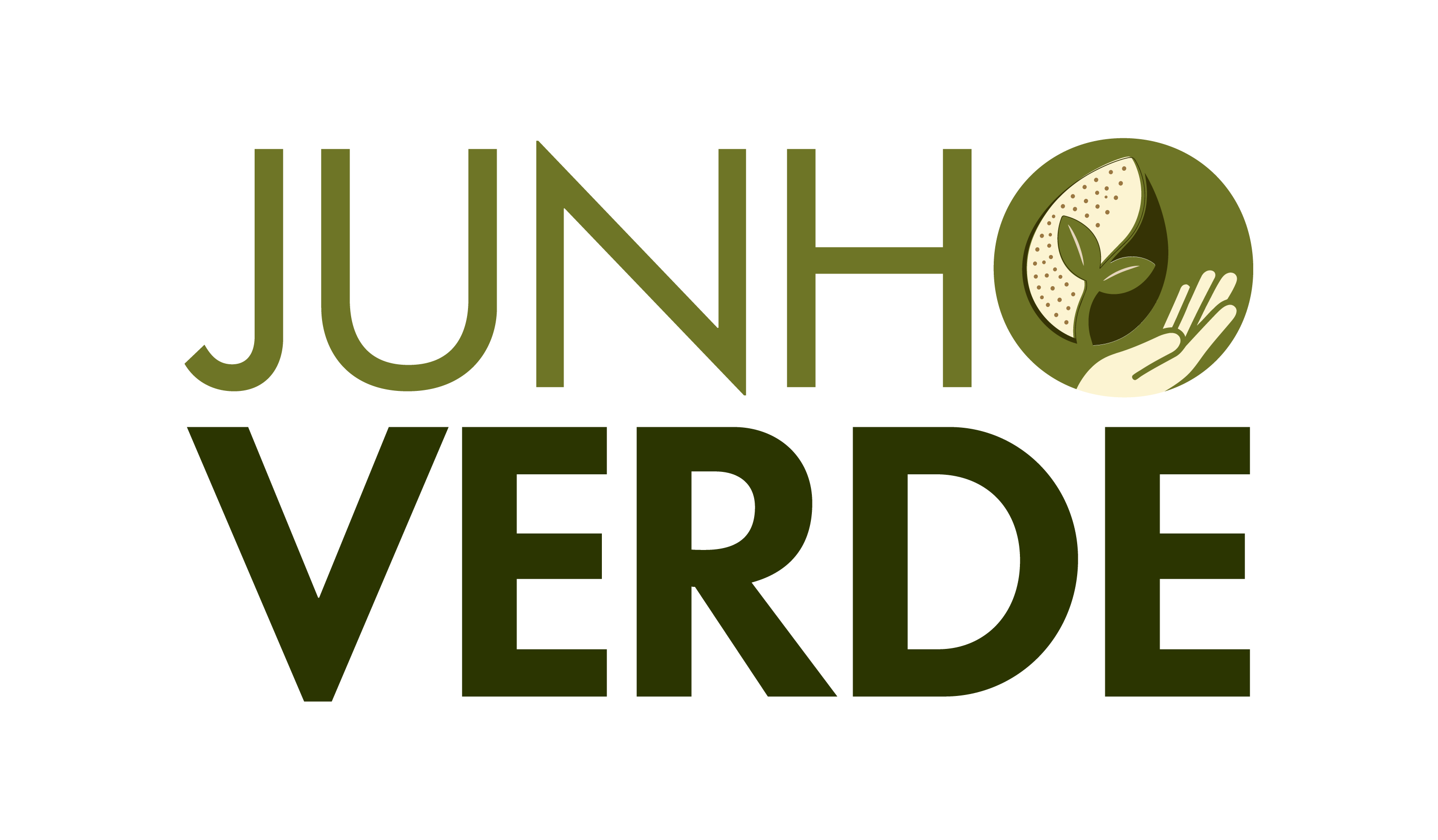 Logo vertical Junho verde