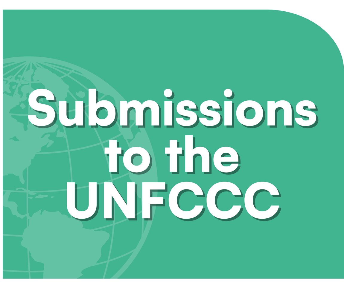 submissions to the unfccc