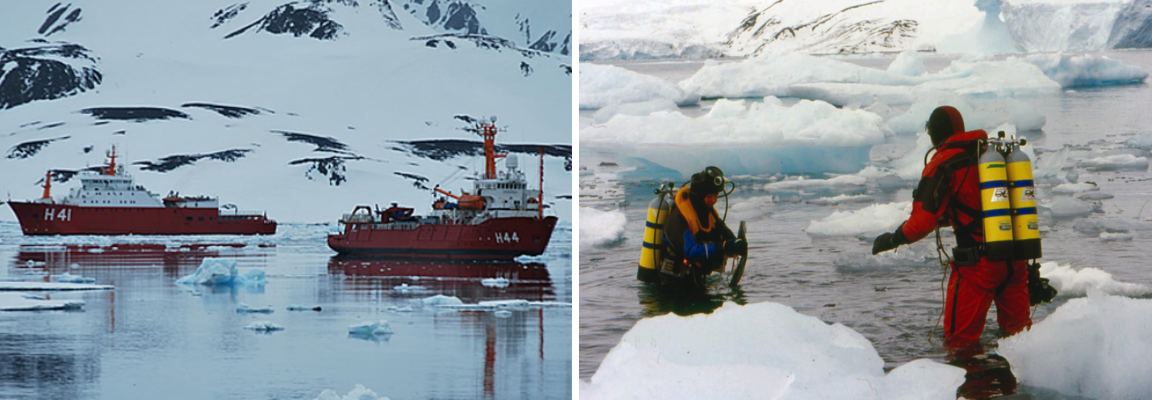 Navio de Apoio Oceanográfico Ary Rongel e Navio Polar Almirante Maximiano Marinha do Brasil e Luciano Candisani.png