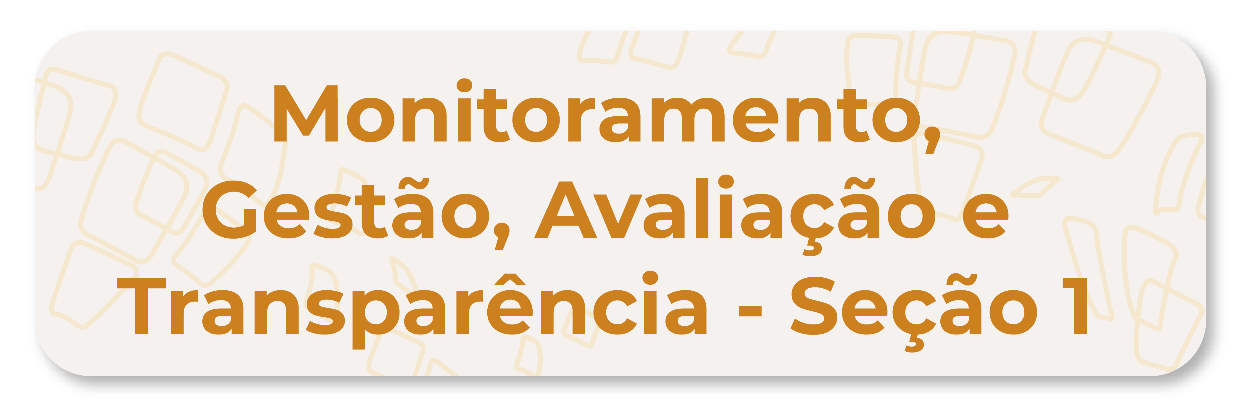 Monitoramento, Gestão, Avaliação e Transparência