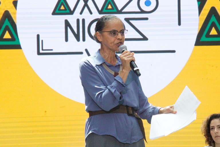 Ministra Marina Silva participa de encerramento dos Diálogos Amazônicos