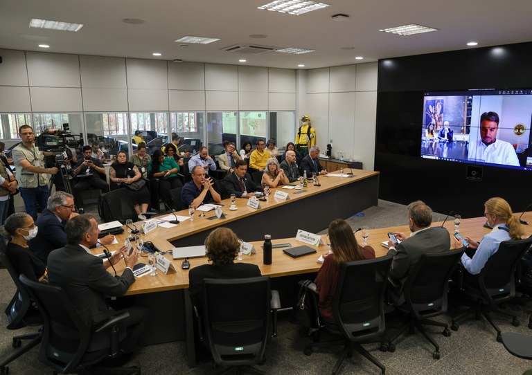 Governos federal e do Estado do MT coordenam resposta a incêndios florestais no Pantanal. Foto: MMA