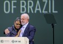 Presidente Lula e ministra Marina Silva discursam na COP28, em Dubai. Foto: MMA
