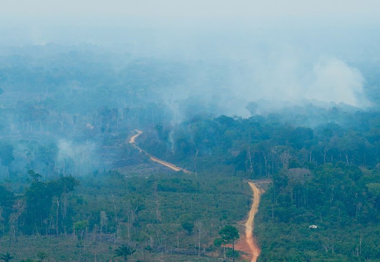 fumaça Amazonia