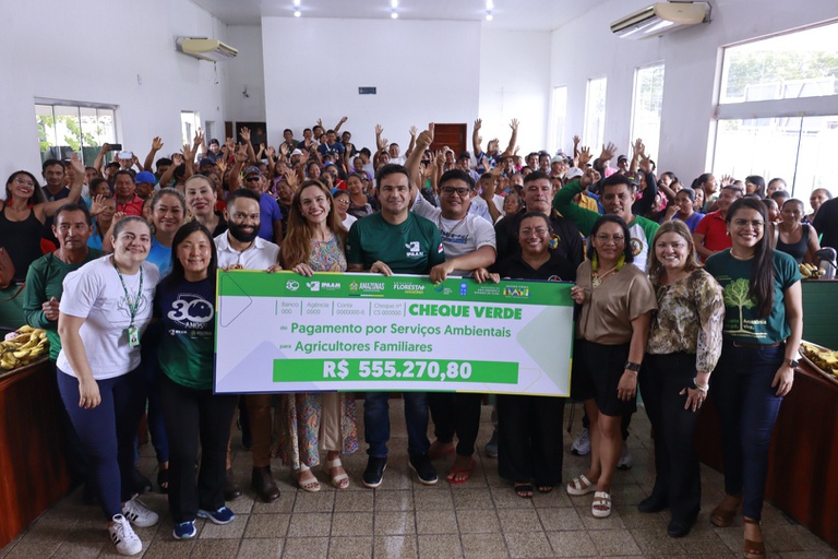 Cerimonia Floresta+ Amazônia no AM