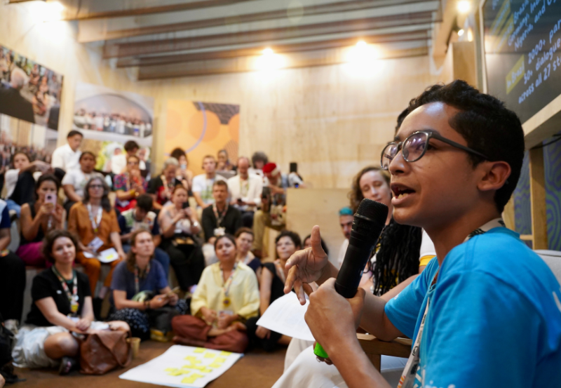 Encontro reuniu cerca de 40 jovens e reforçou que a ética climática se inicia ao ouvir as novas gerações e reconhecer sua contribuição para a construção de um futuro mais sustentável